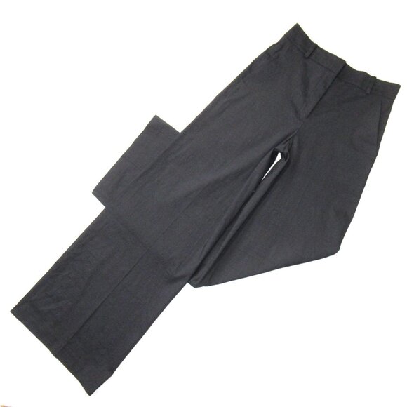 NWT Theory High Waist Wide Leg Trouser in Concord Good Crunch Linen Pants 0 - Picture 1 of 5